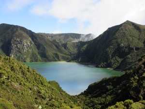Lagoa do Fogo v celé své kráse